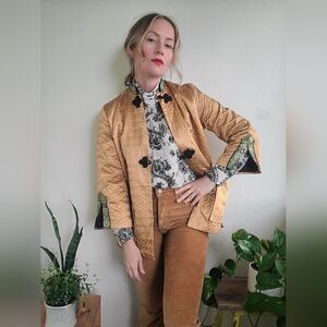 The Ann Gordon Original Vintage Housecoat Suit Jacket S-M